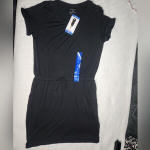 NWT Black Short Sleeve Dress 32 Degrees Cool Size L